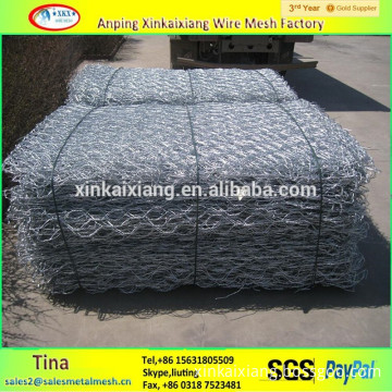 2X1X1m / 3X1X1m / 4X1X1m /2X1X0.5m / 4X1X0.5m galvanized gabion mesh box